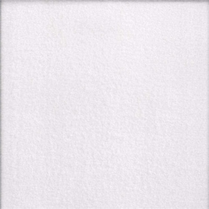 Fleece Combed  fabric,  Double Brushed Solid Fleece White, Fabric by the Yard in continuous yards.