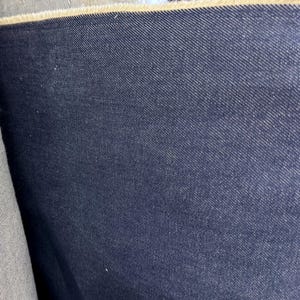 Denim fabric, 68” Wide 100% Cotton Denim 14oz ,  color indigo by Cone, sold by yard