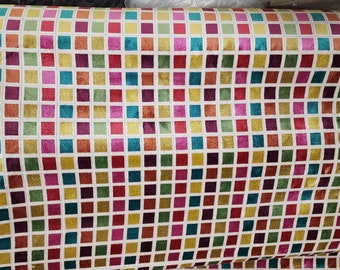 Kravet Streifen Samt/Chenille Polsterstoff 54"breit, Geometrisch, mehrfarbig