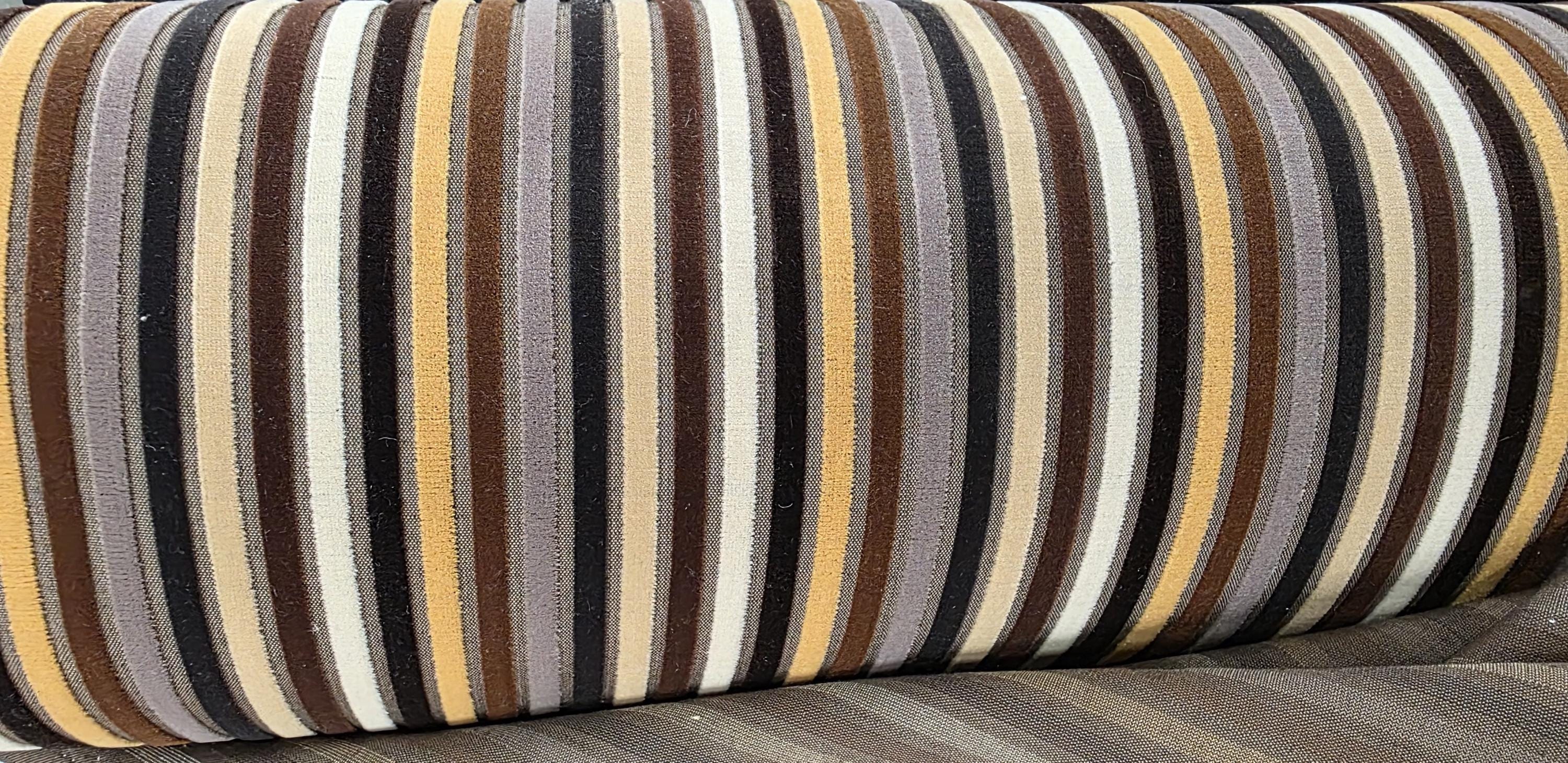 Kravet Stripe Velvet/chenille Upholstery Fabric 54" Wide , Multicolor ...
