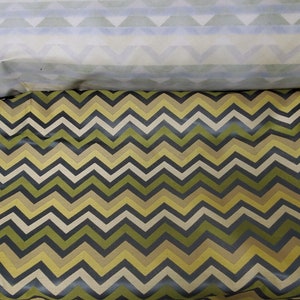 Upholstery Fabric - Modern Texture Chevron Pattern Cotton Polyester Home Decor Fabric by the Yard