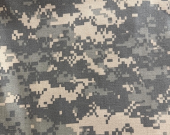 Twill  Herringbone -Camouflage, Twill Camo Print 6.5oz Cotton/polyester, medium weight  Sold by Yard