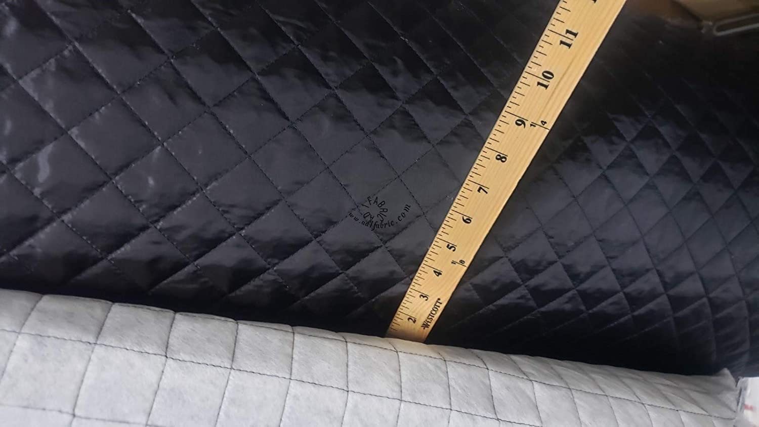 Polyester Quilted Padded Lining Fabric Black - Etsy