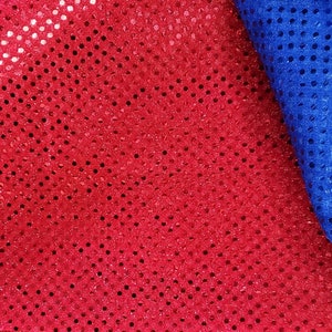 Lantejoulas falsas largas, tecido de malha leve, confetes de pontos brilhantes para costura, fantasias, vestuário, artesanato, vendido pela jarda