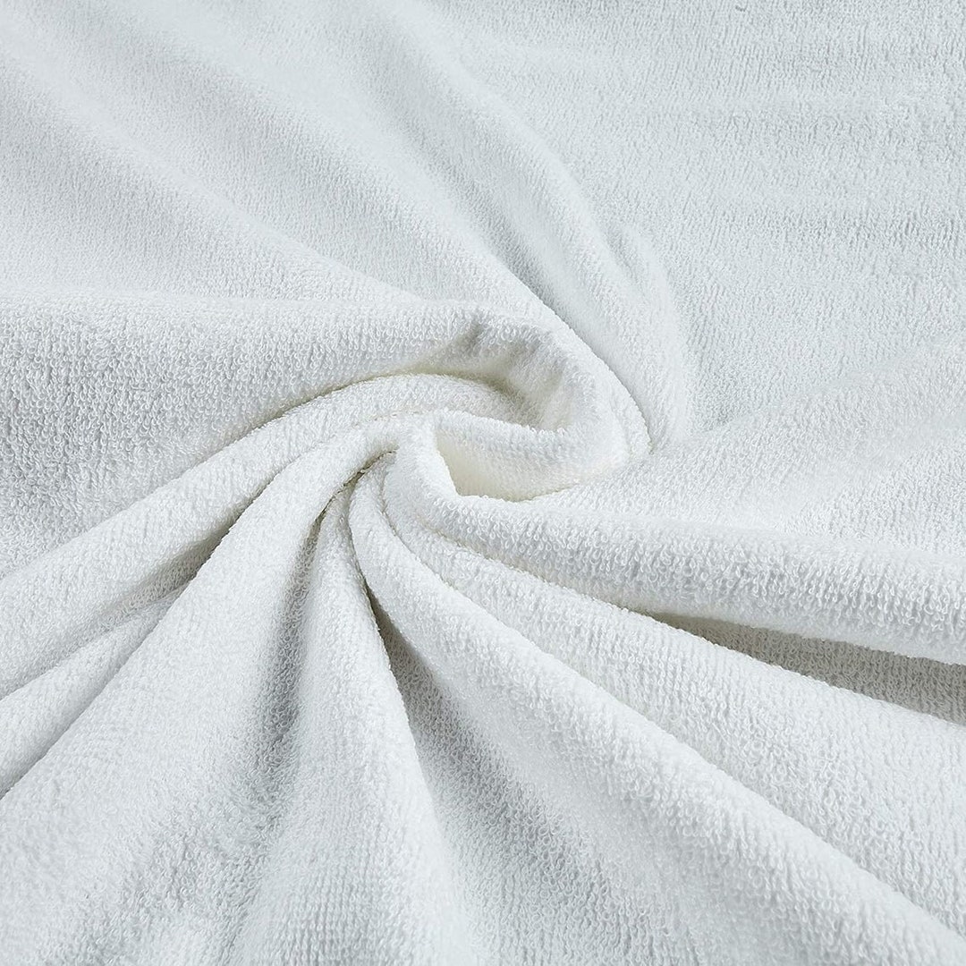 ISEE FABRIC 56\"x36\" Inch French Terry Fabric For Sewing - 100% Cotton