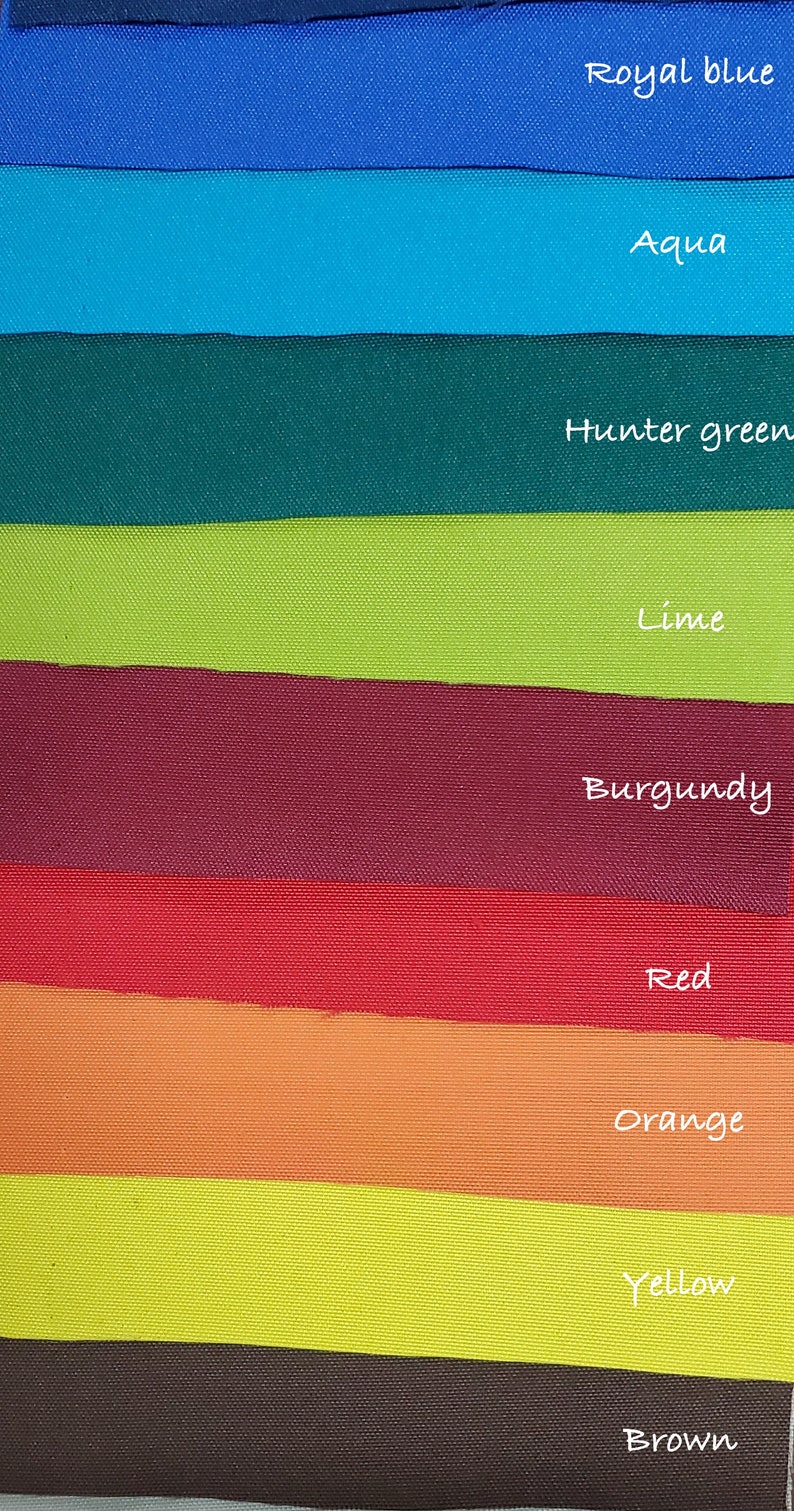 Waterproof Canvas Indoor/outdoor Fabric Waterproof Solid Etsy