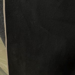Denim Selvedge 32 inches wide, Japan Denim Black, 13.5 oz,  sold by yard