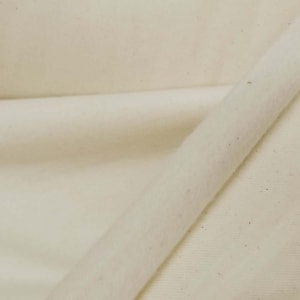 Flannel organic, Natural fabric, Unbleached Cotton Flannel, Fabric, sold by yard in continuous yards.