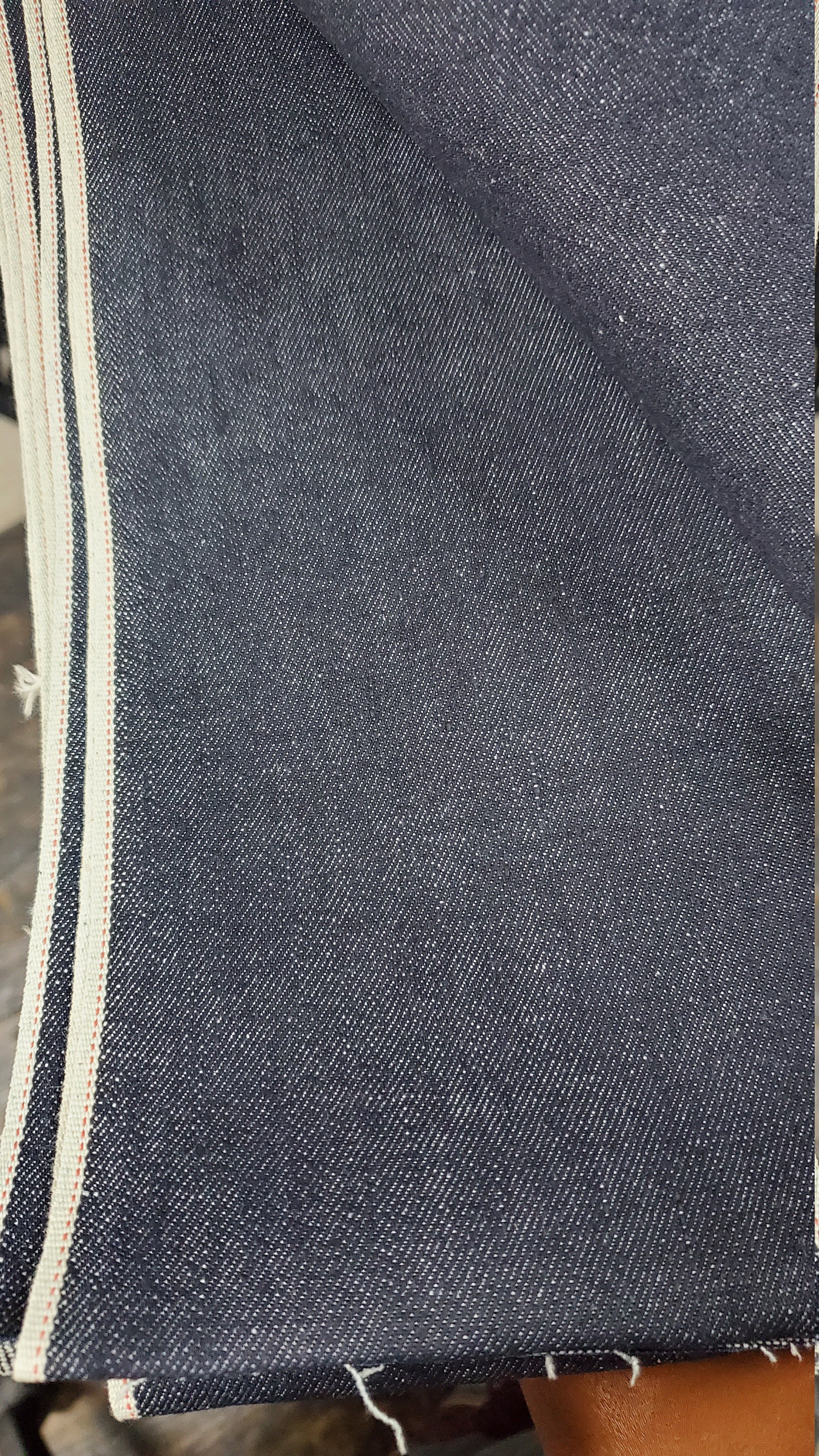 Red selvedge best sale denim