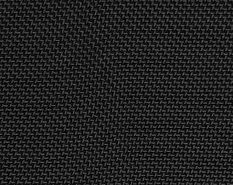1680 Denier Ballistisches Nylon ~ Polyurethan-Beschichtung Kombiniert mit einem haltbaren wasserfesten ~ Reißfest ~ 60"Breite, Schwarz