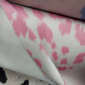 ad cow Print 58 inches fabric Cotton Velvet Upholstery Fabric Per Yard