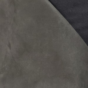 Suede Charcoal, Upholstery Solid Micro Suede Fabric by the Yard / 58” Width /  Sold by the Yard / Apparel, Clothing, Costume, Accessories