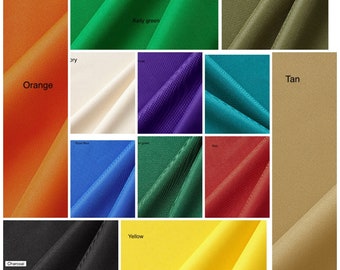 Waterproof Canvas Outdoor Fabric by The Yard - 58&quot; WIDE, Outdoor Canvas Cordura Material Fabric 600 Denier