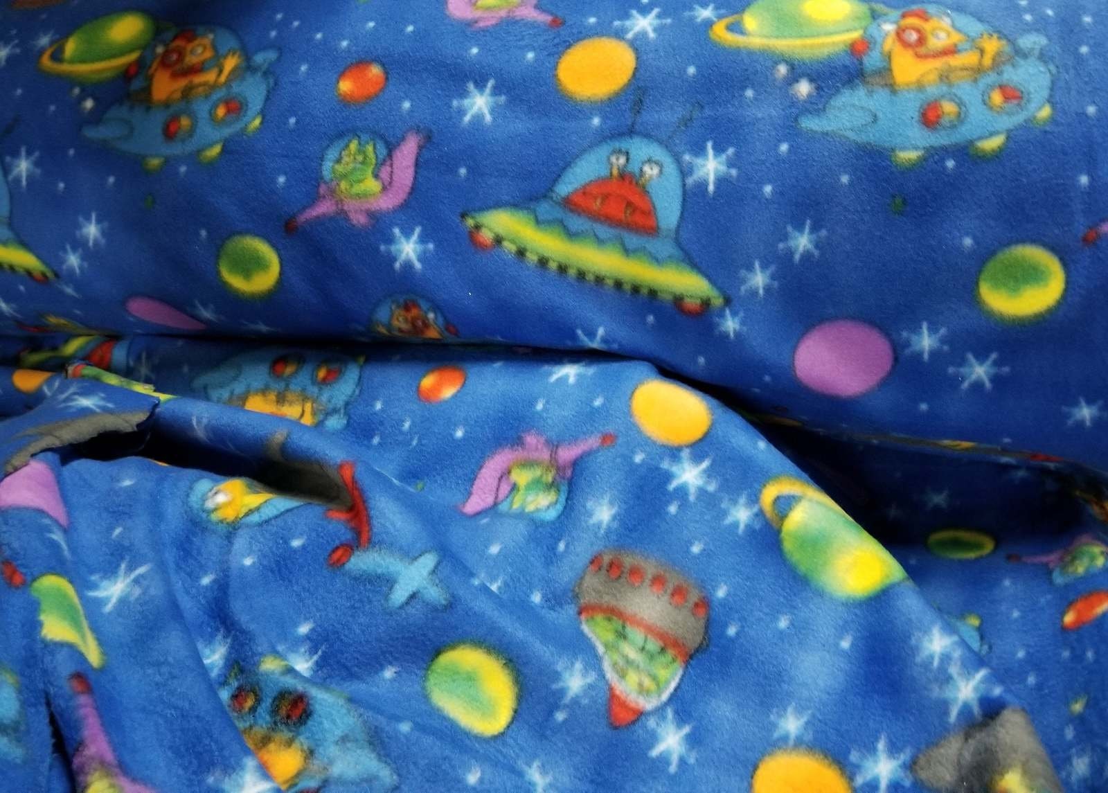 Alien fleece fabric sale