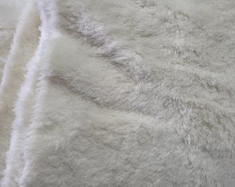 Weicher Kunstschaffell-Sherpa-Stoff, Polyester Fleece für Kunsthandwerk, Kleidung, Kissen