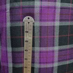 Tartan fabric, poly viscose tartan, tartan gabardine kilt plaid skirt sewing dressmaking, 56" wide, sold by yard o bold
