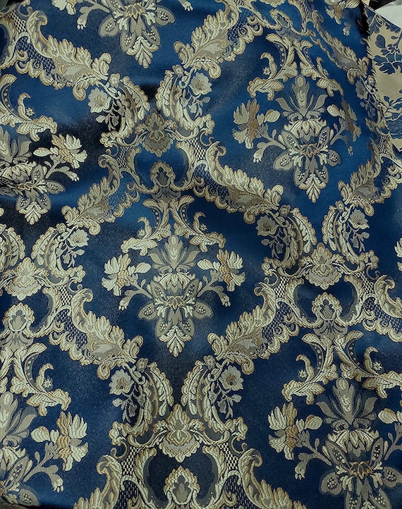 石膏像 Damask Jacquard Brocade, Victorya Classic Fabric 110