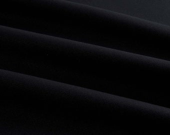 Negro 130 Algodón Tejido Ropa Tela Costura - Etsy España
