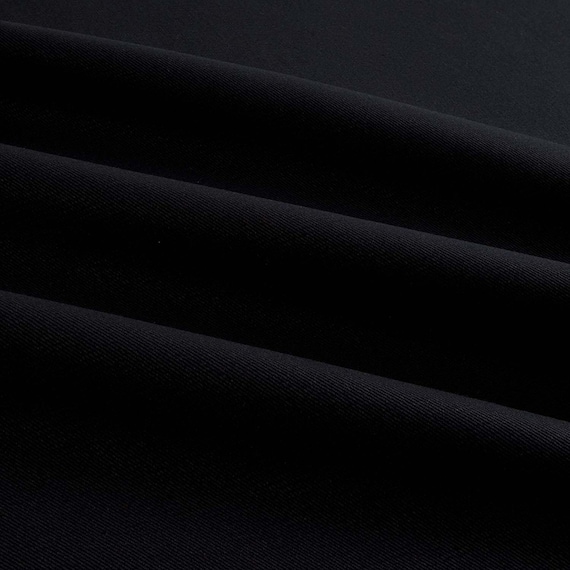 58” Width Black 100% Cotton Fabric | Sold by The Yard | Solid Sewing  Clothing Face Mask Crafting | Black Fabric