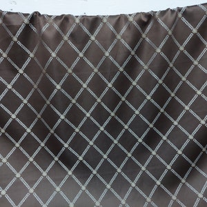 ad fabric Jacquard Diamond, Drapery, Uphosltery Fabric 58" wide sold by the Yard