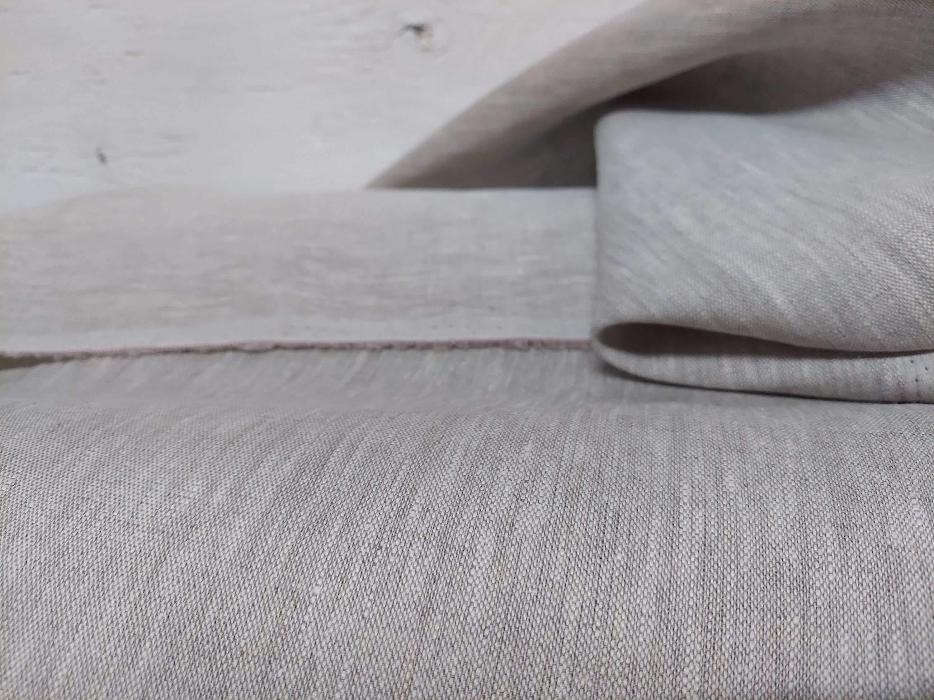 Vintage Linen 100% Fabric Mix Natural 