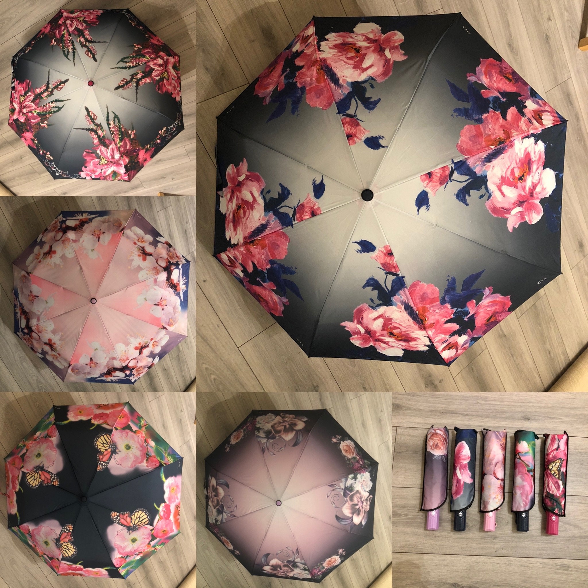 Accessories Umbrellas & Rain Accessories Romantic flower umbrella 90cm diameter 