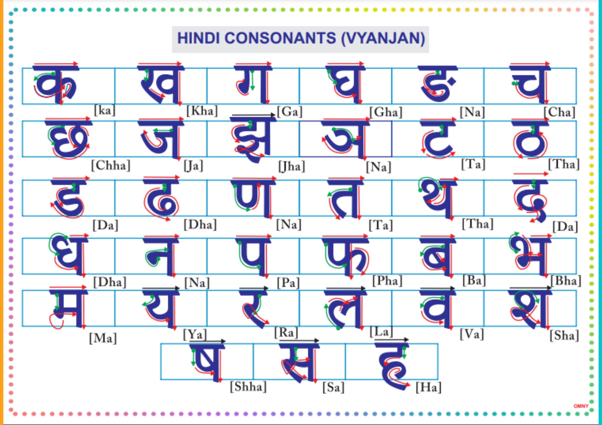hindi alphabet tracing worksheetsswar and vyanjan with etsy australia