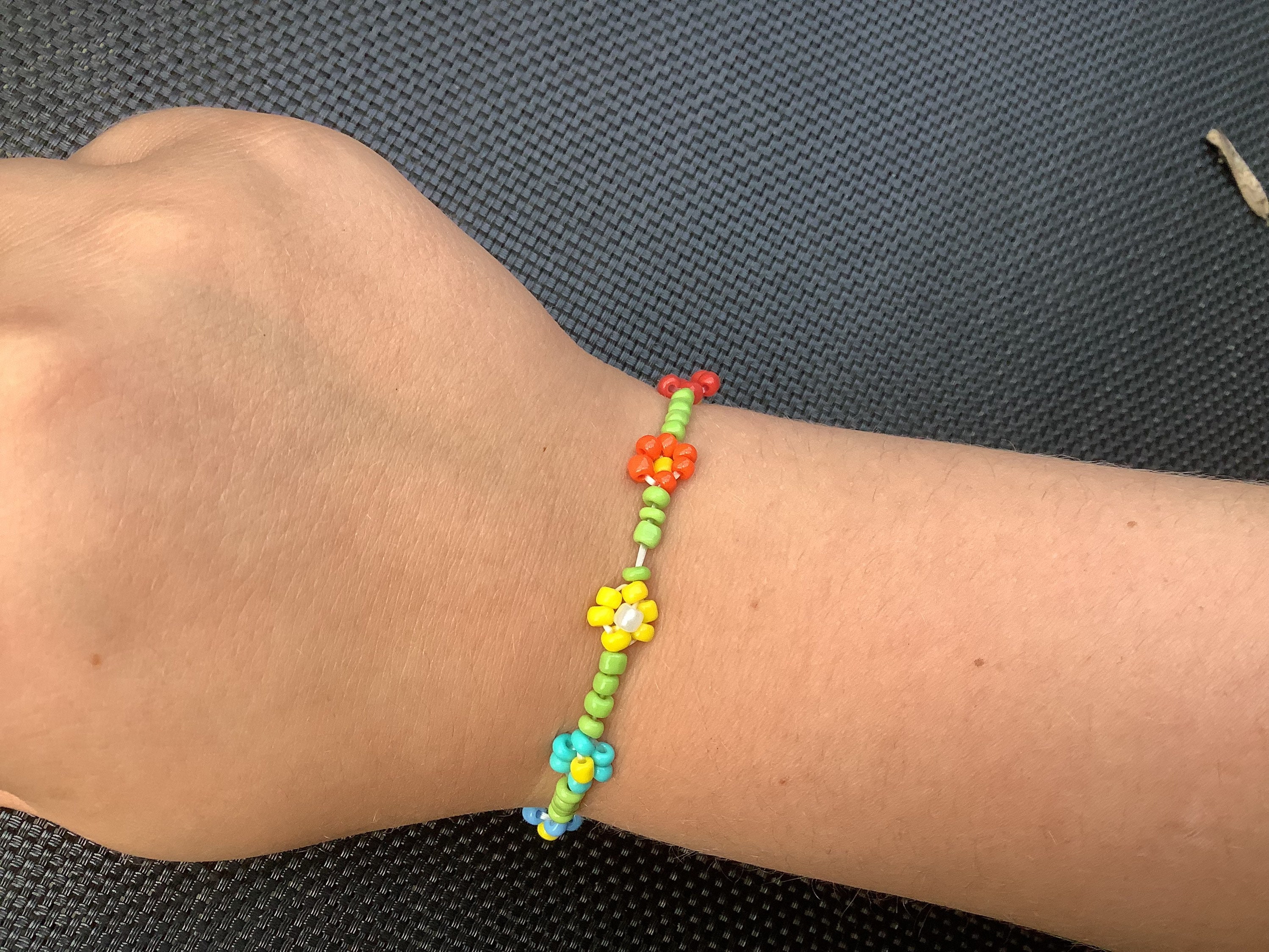 aesthetic seed bead necklace