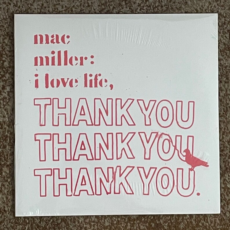 Mac Miller I Love Life Thank You 1LP Limited 12black | Etsy