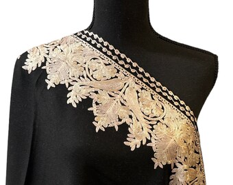 aari embroidery shawl