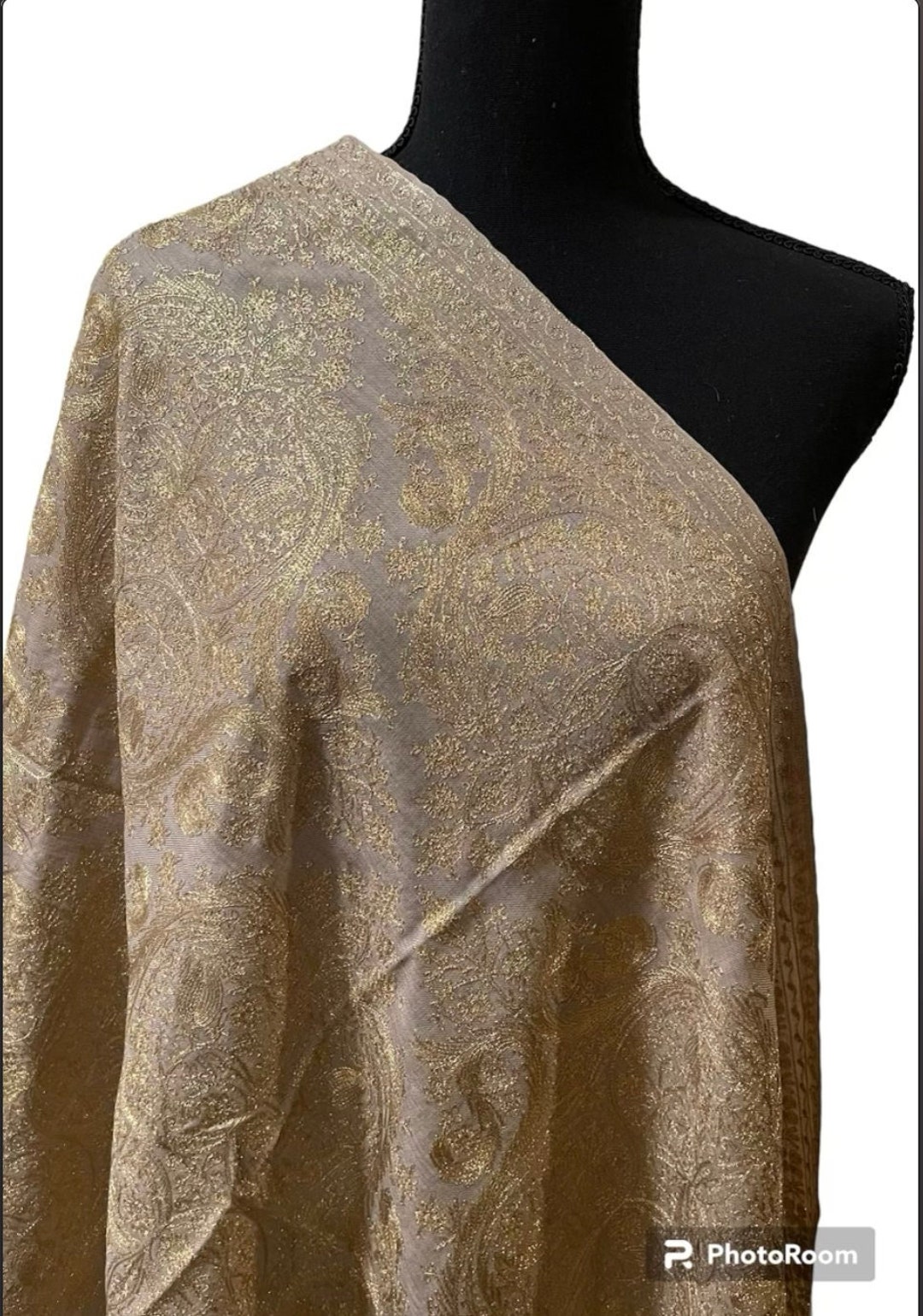 tilla embroidered pashmina shawl