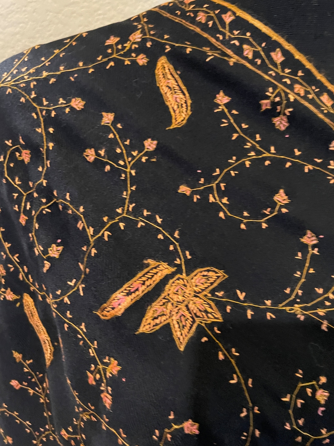 large black pashmina shawl