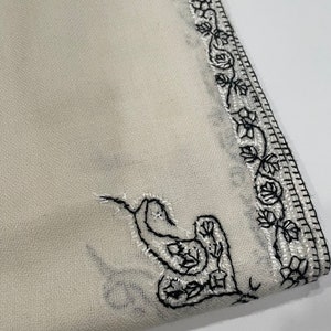 100% Hand Embroidered Toosh Pashmina Shawl, Wedding Wrap , Pashmina Shawl, Pashmina,Bolero,,Mother&#39;s Day Gift