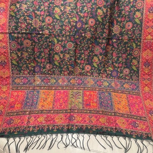 Kani Silk Shawl ,Wedding Wrap, Scarf, , Pashmina Stole,Mother&#39;s Day Gift