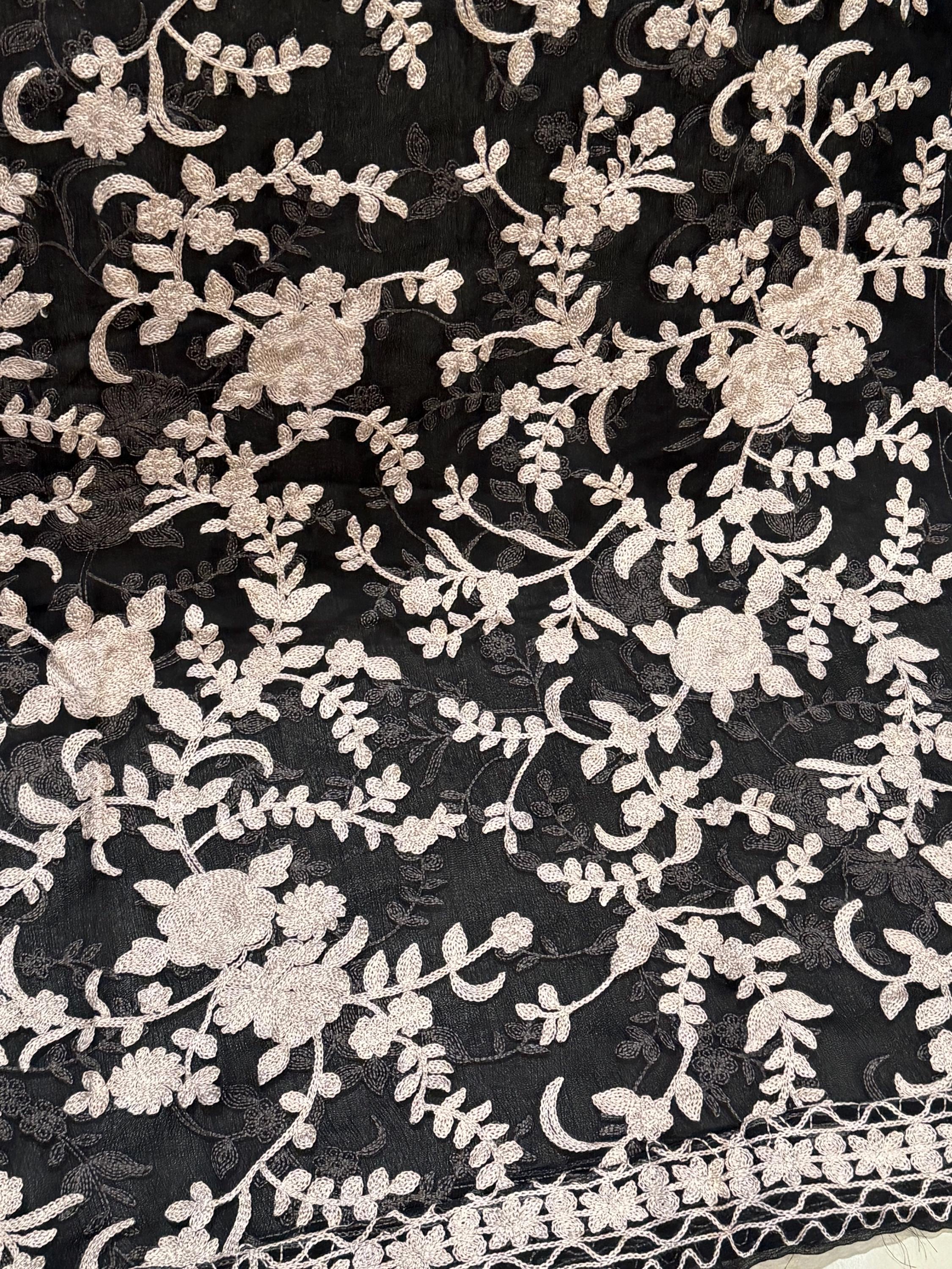 Tovaglia Floreale Ricamata In Pizzo Bianco Tavolo Da Pranzo Di Lusso