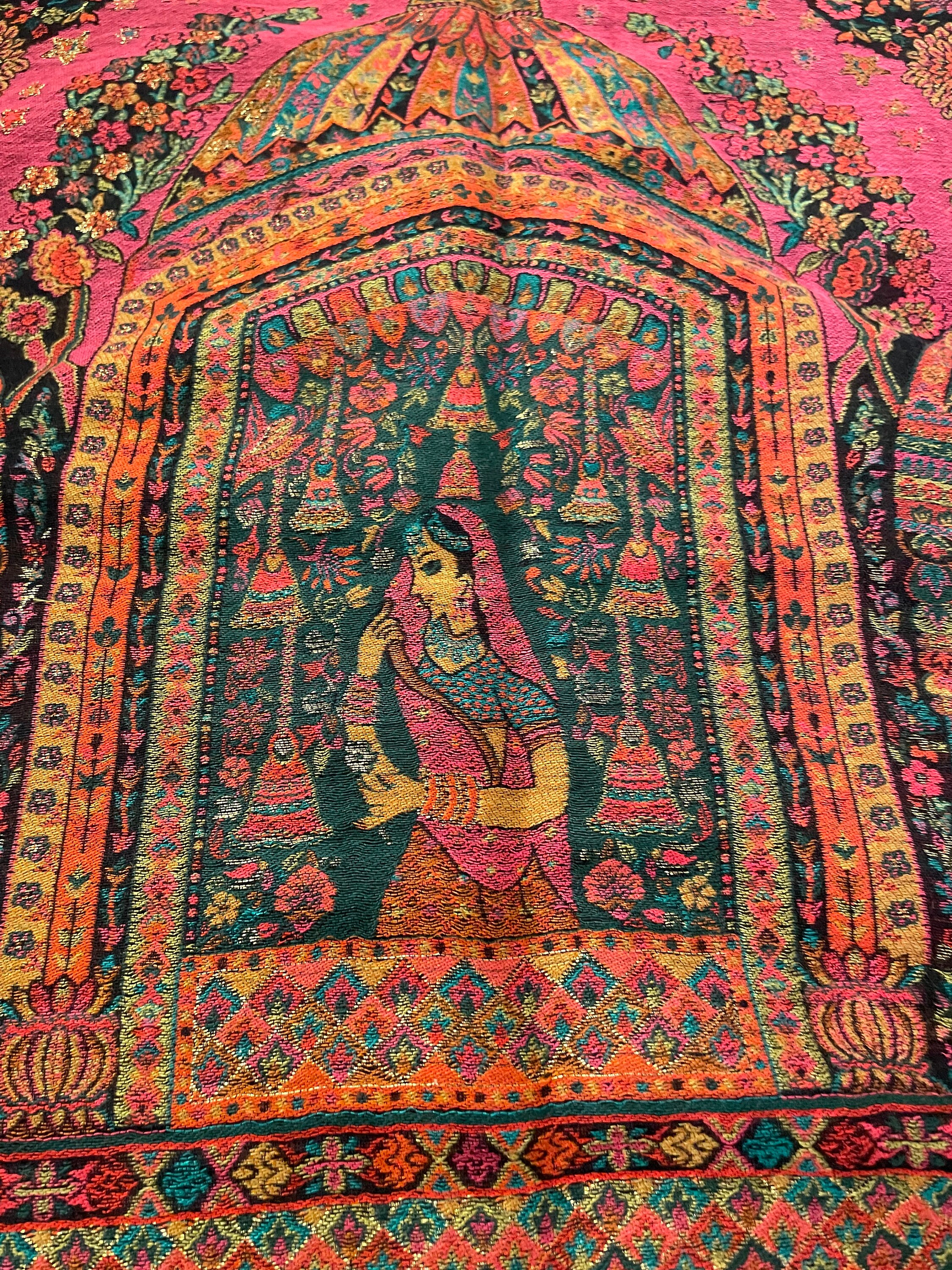 LAST ONE ,fine Quality , Sheer Thread , PURE Pashmina, Kani