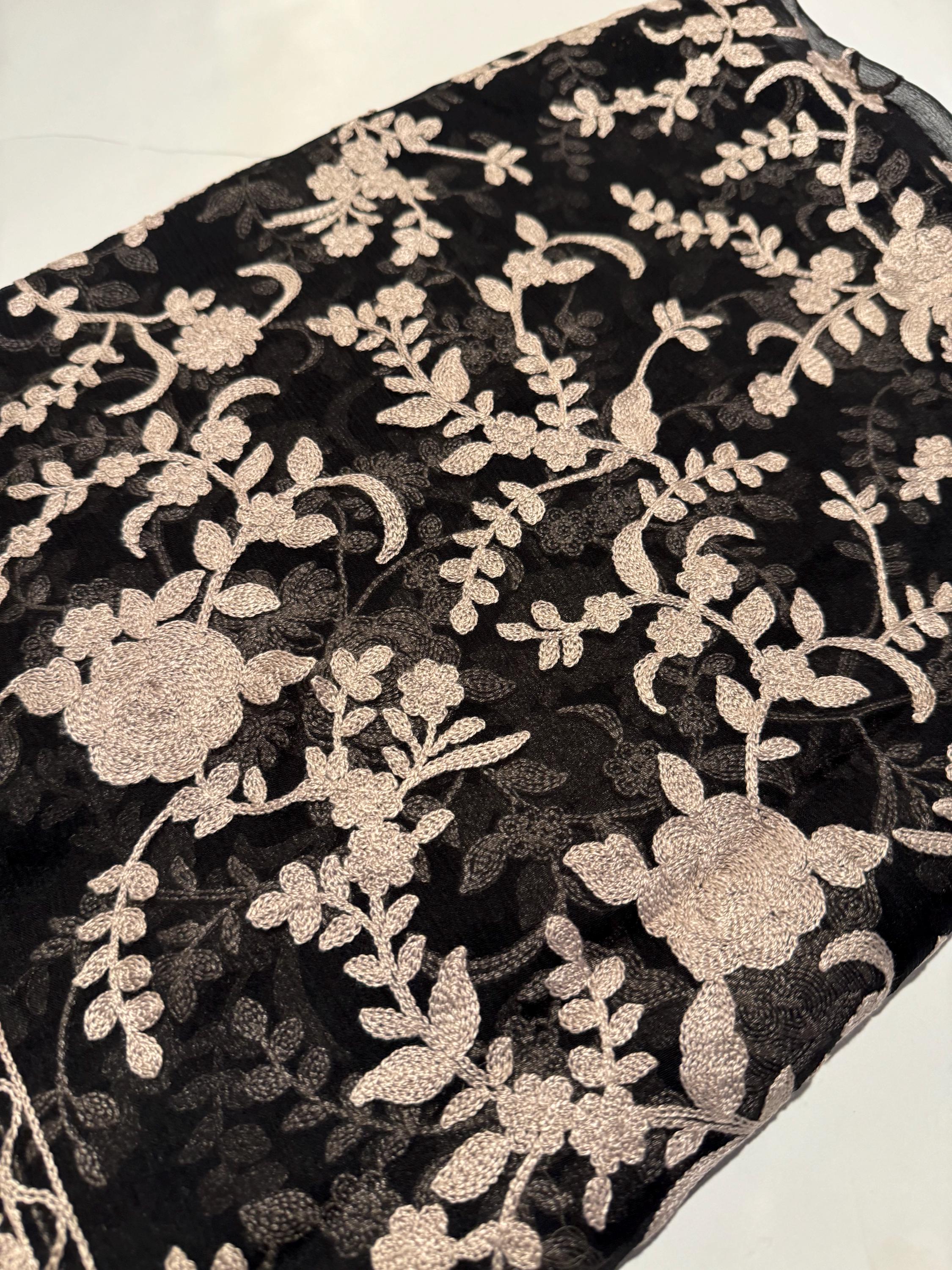 Tovaglia Floreale Ricamata In Pizzo Bianco Tavolo Da Pranzo Di Lusso