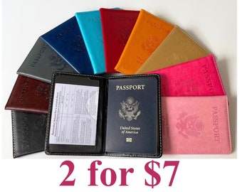 Passport Holder Medical or Health Card Holder Vaccination Card Holder & Credit Card/ID Holder (style 1) Gift Ideas Holiday Gift Ideas