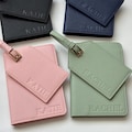 Personalized Passport Cover & Luggage Tag  Blind-Debossed Travel Gift product logo