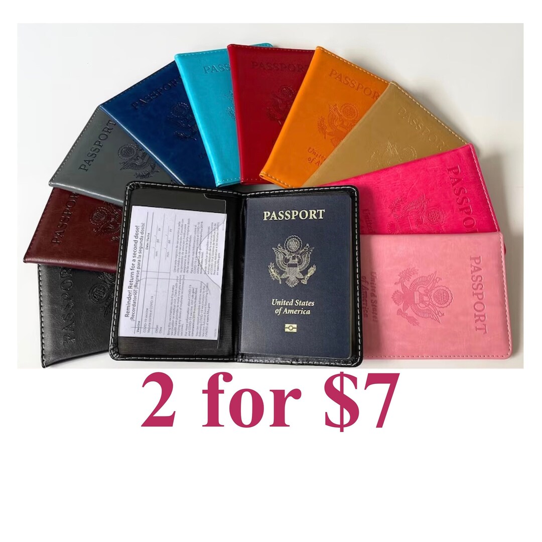 Passport Holder Medical or Health Card Holder Vaccination Card Holder