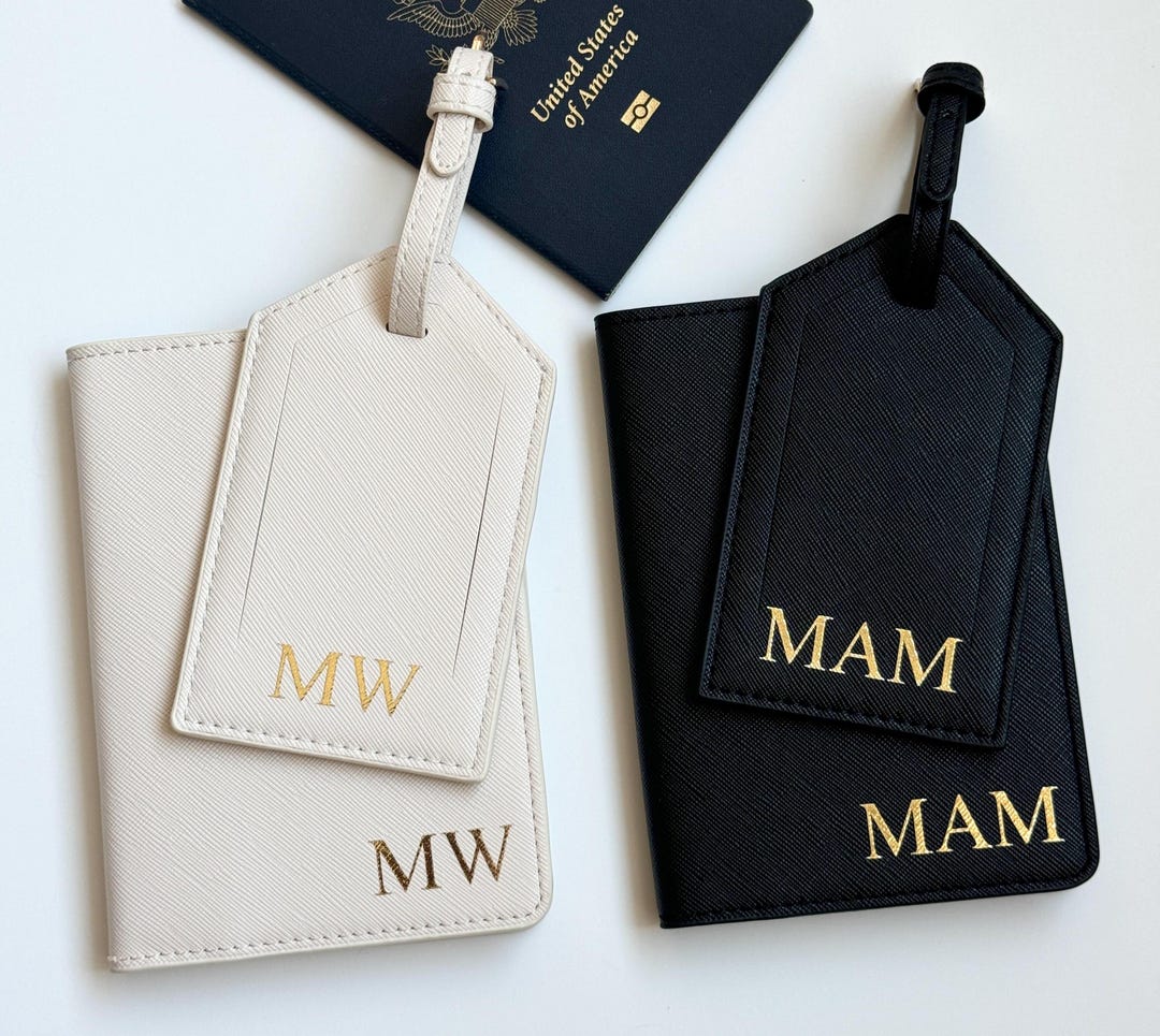 Executive Passport Cover and luggage tag main image 1