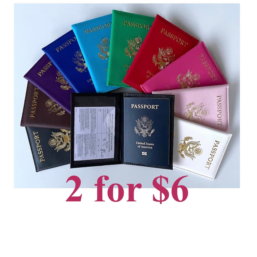 Passport Holder Medical or Health Card Holder Vaccination Card Holder