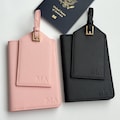 Personalized Passport Cover & Luggage Tag  Blind-Debossed Travel Gift | Wedding Favor