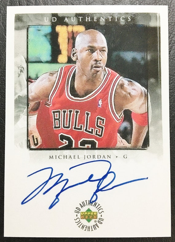 1999-00 Michael Jordan Facsimile Autograph Reprint - Etsy Israel