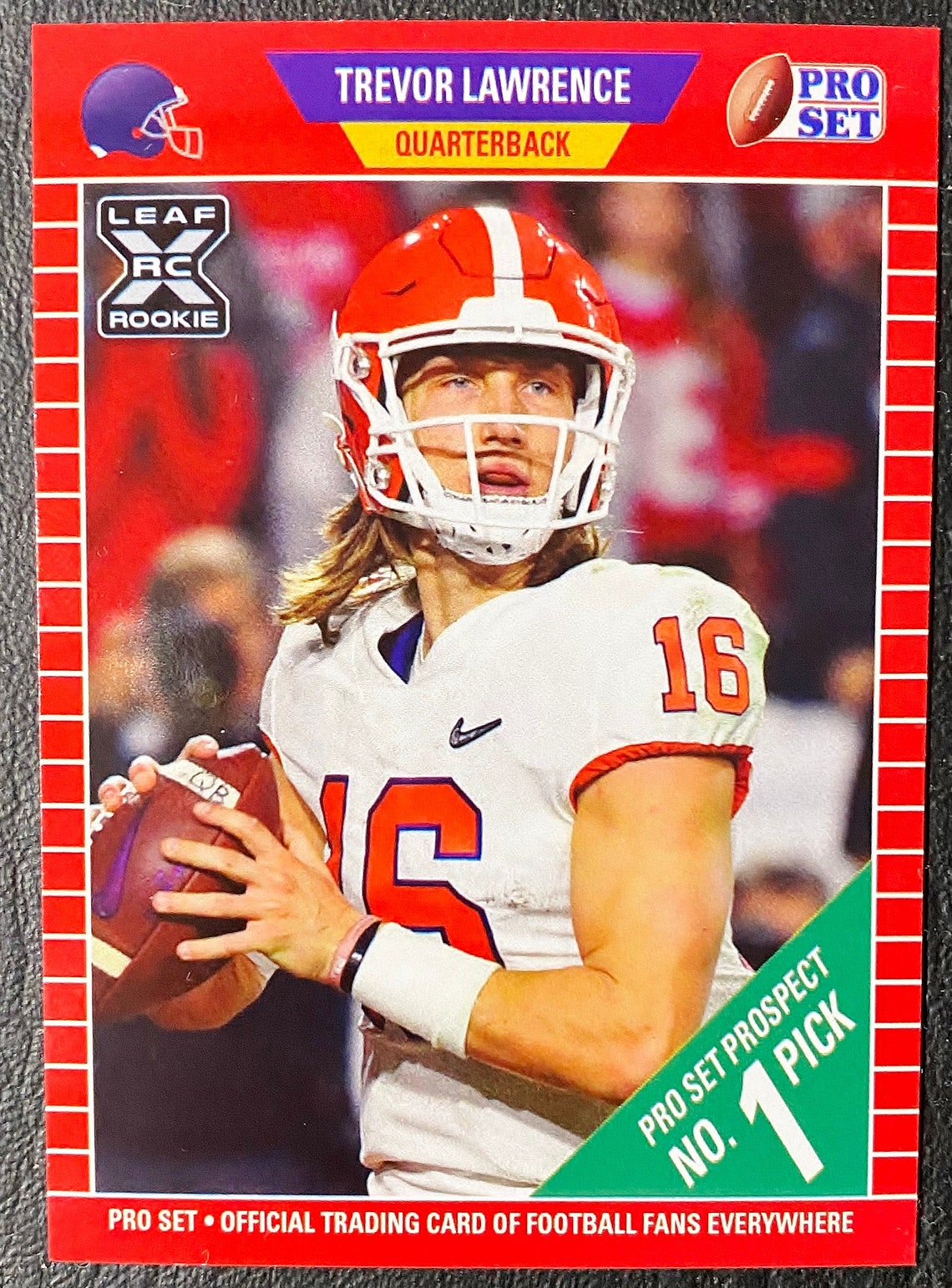 2021 Leaf Pro Set PS1 Trevor Lawrence Rookie Card Etsy UK