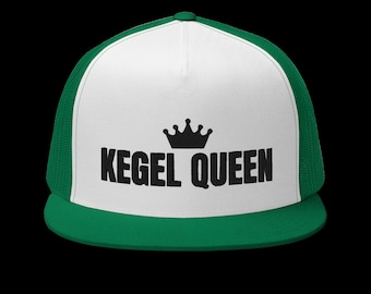 Kegel Queen Embroidered Retro Trucker Cap