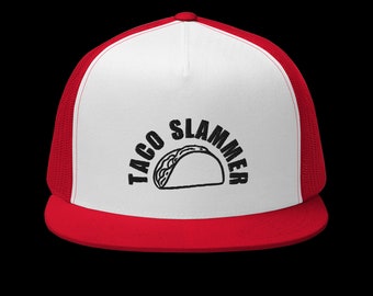 Taco Slammer Embroidered Retro Trucker Cap