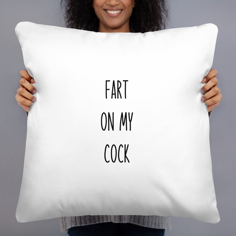Fart on My Balls/ck Dualsided Statement Pillow Etsy