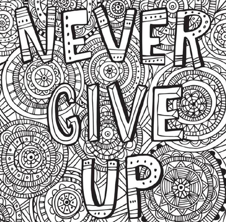 Inspirational Quotes Coloring Book 1 | Etsy