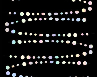 Rose Gold Party Decorations Dusty Pink Circle Dots Garland Blush Pink Hanging Paper Polka Dot Streamer For Birthday Wedding Bridal Shower Bachelorette Engagement Baby Shower Anniversary Party Supplies - View #10
